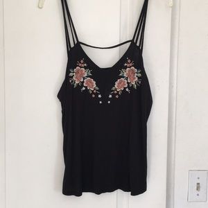 American eagle embroidered tank